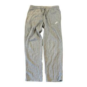 Wide leg grey nike sweatpants